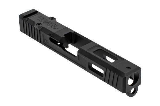 The Primary Machine Glock 19 optic ready slide features the UCC V3 window cuts
